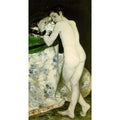 Young Boy With A Cat Painting
