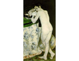 Young Boy With A Cat Painting artwork preview