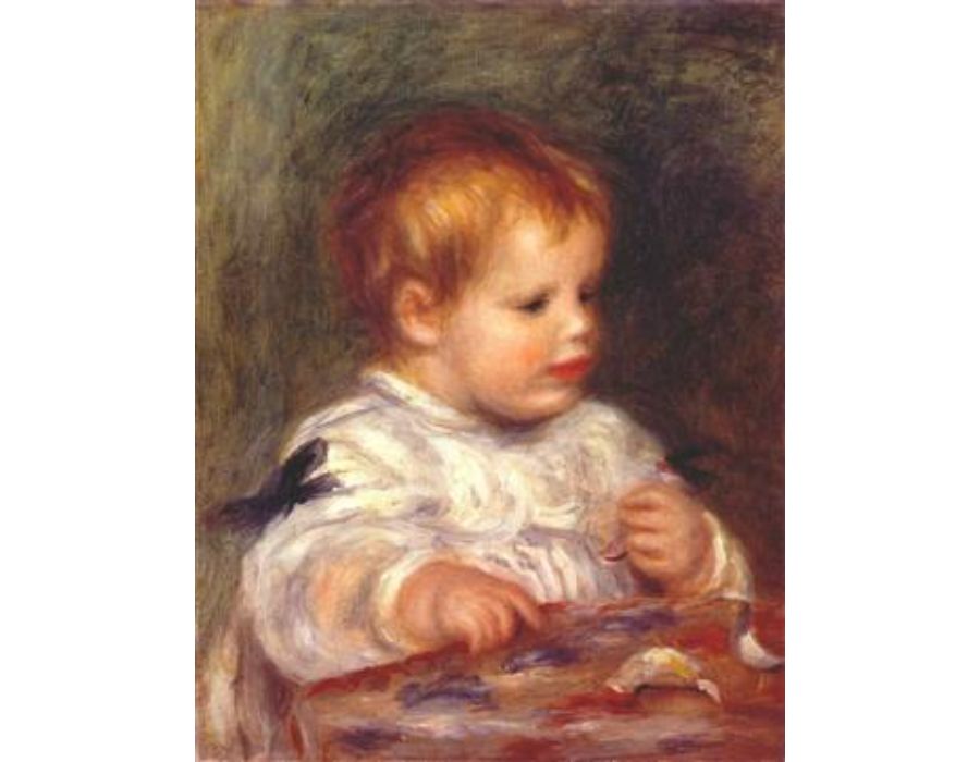Jacques fray as a baby by Pierre Auguste Renoir