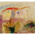 Le Poste At Cagnes (study) by Pierre Auguste Renoir