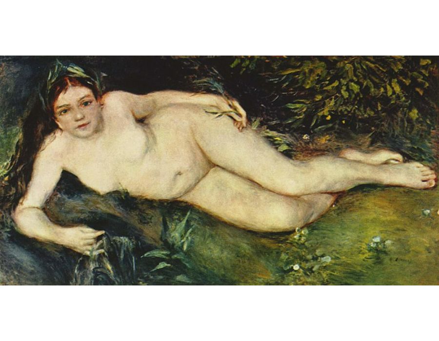 Nymph at the source by Pierre Auguste Renoir