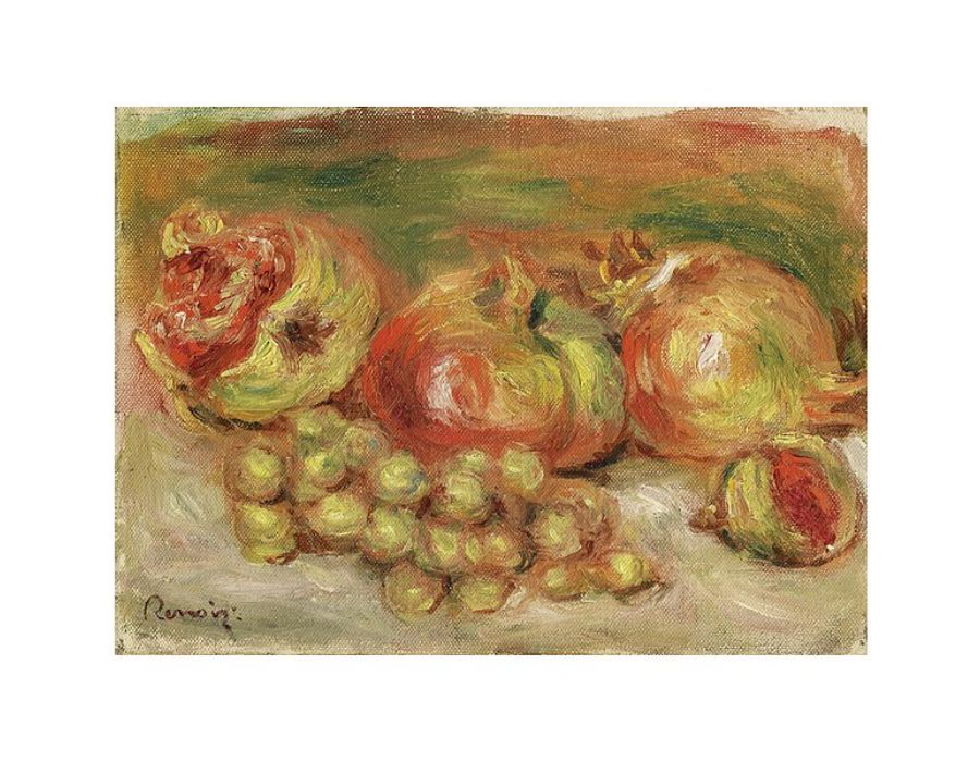Grenades Et Raisins by Pierre Auguste Renoir
