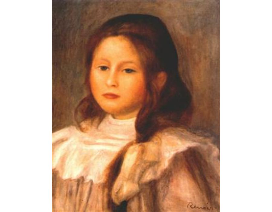 Portrait Of A Child 2 by Pierre Auguste Renoir