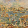 On the beach of Guernesey by Pierre Auguste Renoir