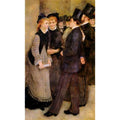 Leaving The Conservatoire by Pierre Auguste Renoir