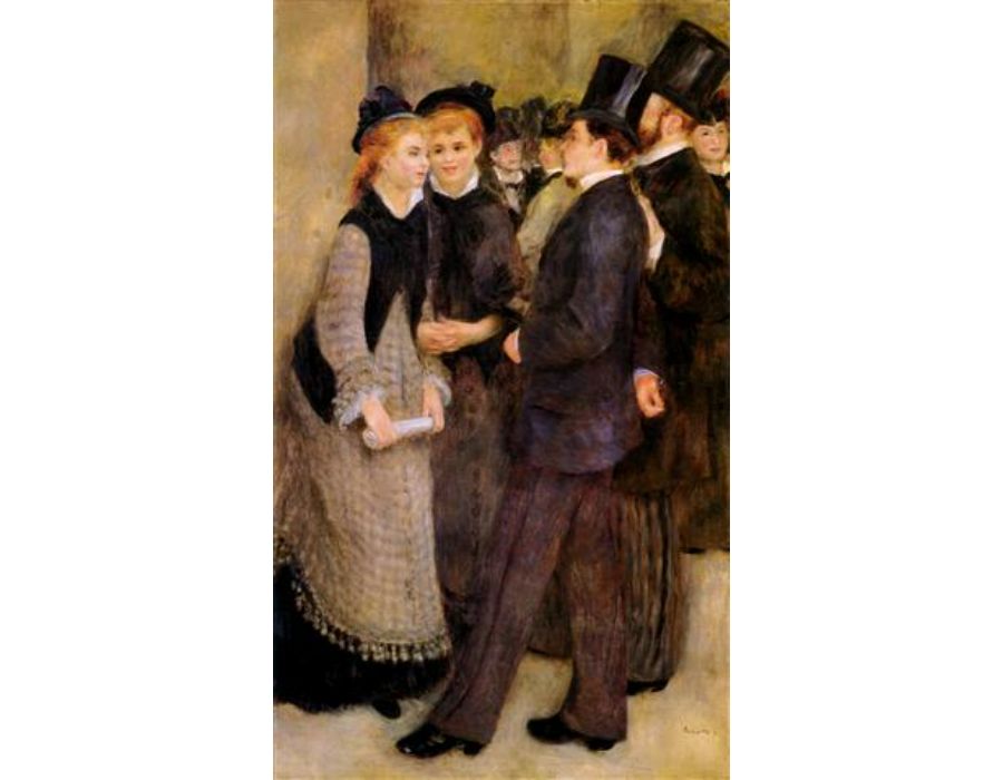 Leaving The Conservatoire by Pierre Auguste Renoir
