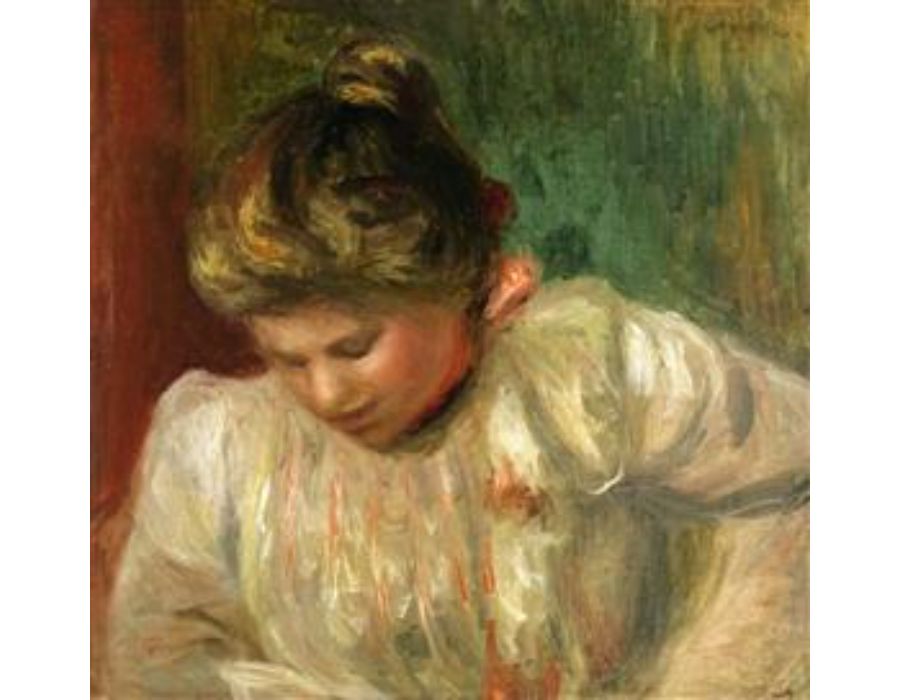 Bust of a Girlby Pierre Auguste Renoir
