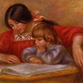 Leontine And Coco  by Pierre Auguste Renoir