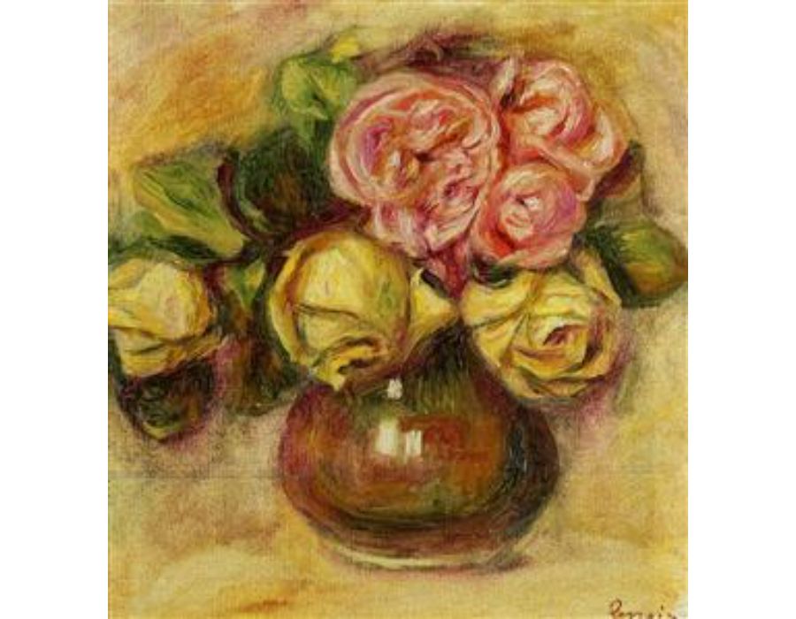 Vase Of Roses4 by Pierre Auguste Renoir