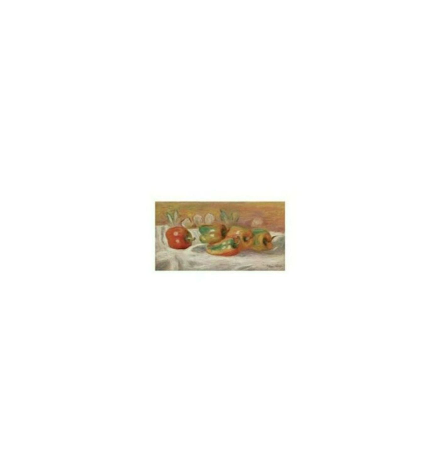 Nature morte aux poivrons by Pierre Auguste Renoir