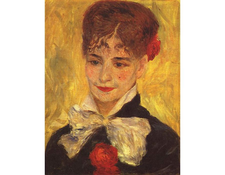 Portrait of Mme Iscovesco by Pierre Auguste Renoir