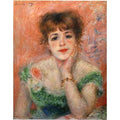 Jeanne Samary in a Low-Necked Dress Painting