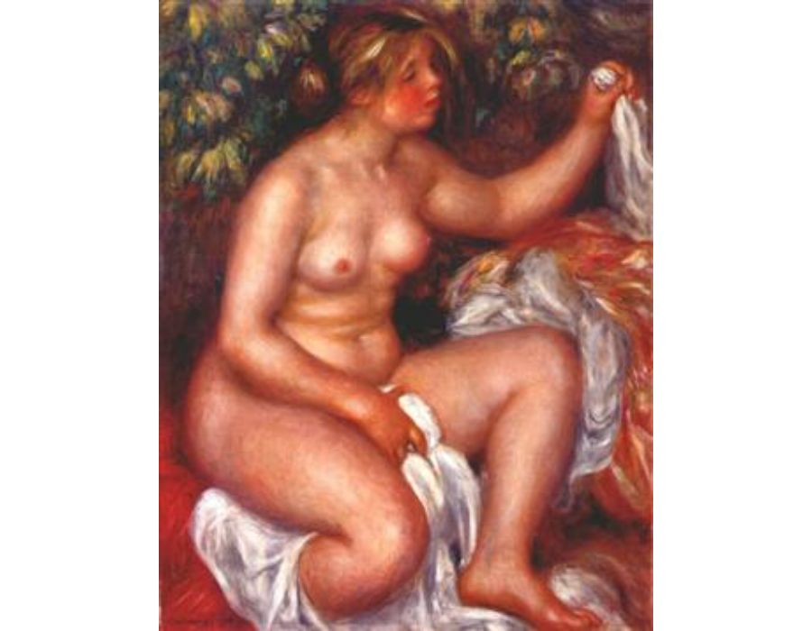 After the bath 3 by Pierre Auguste Renoir