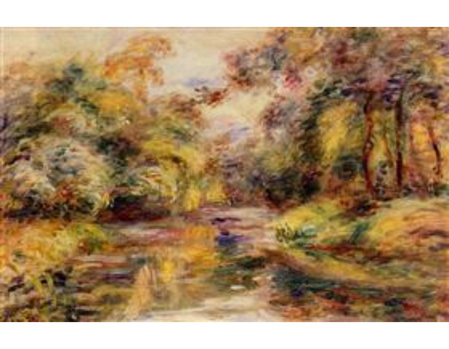 Little River by Pierre Auguste Renoir