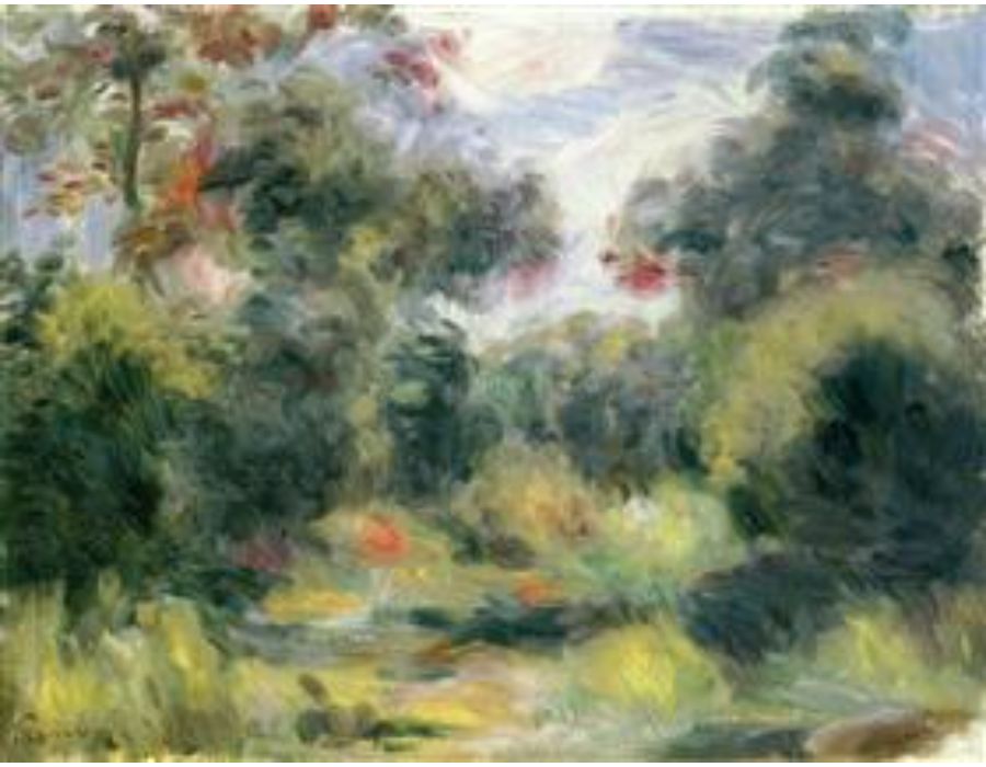 Clearing2 by Pierre Auguste Renoir