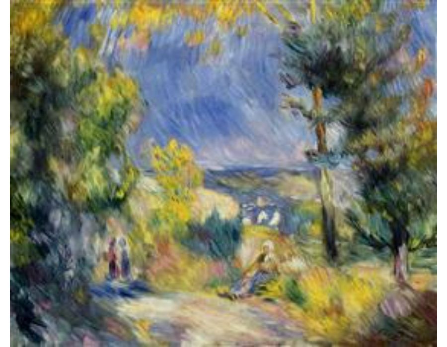 View Close To Antibes by Pierre Auguste Renoir