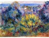 Landscape with a View of the Sea Painting artwork preview