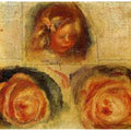 Coco And Roses (study) by Pierre Auguste Renoir