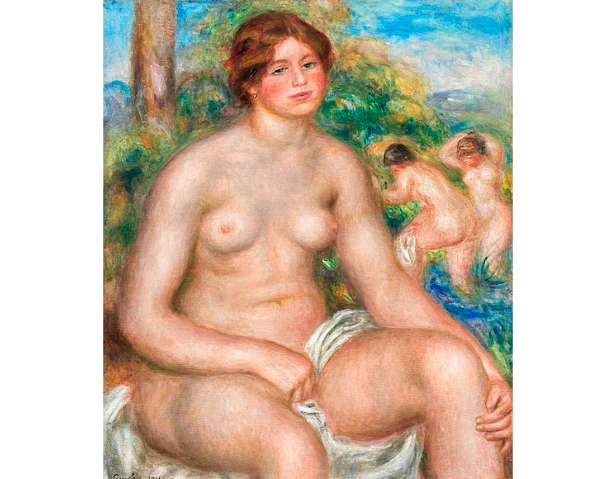 Seated Bather 2 by Pierre Auguste Renoir