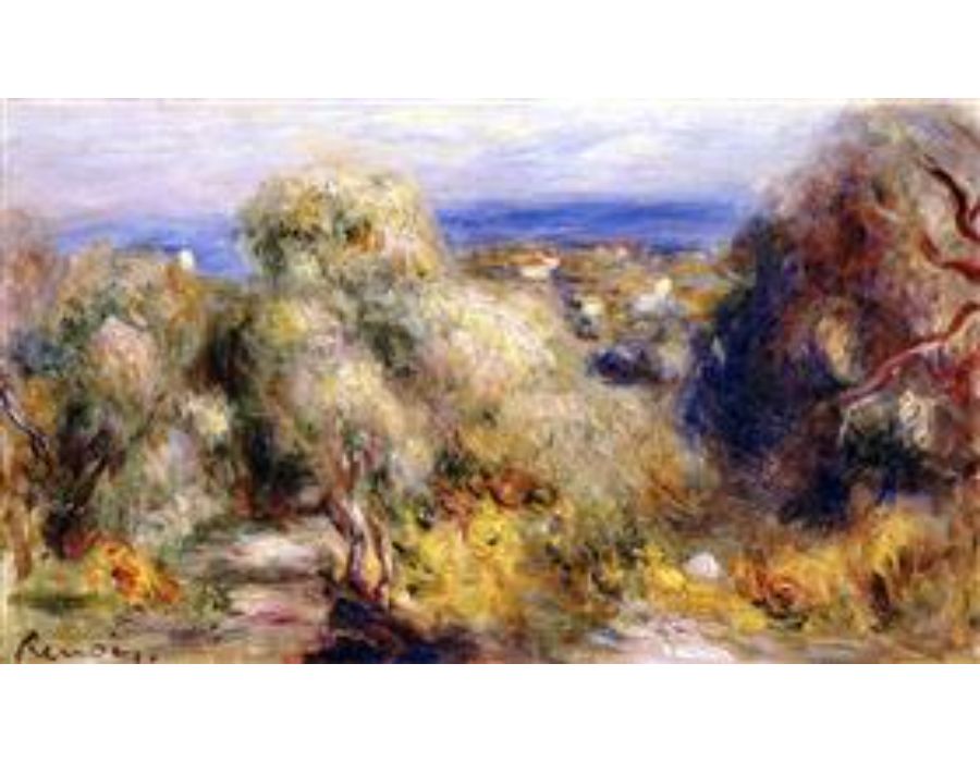 View Of Cannet by Pierre Auguste Renoir