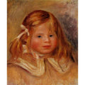 Coco In A Red Ribbon by Pierre Auguste Renoir