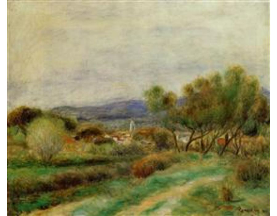 View Of La Sayne by Pierre Auguste Renoir