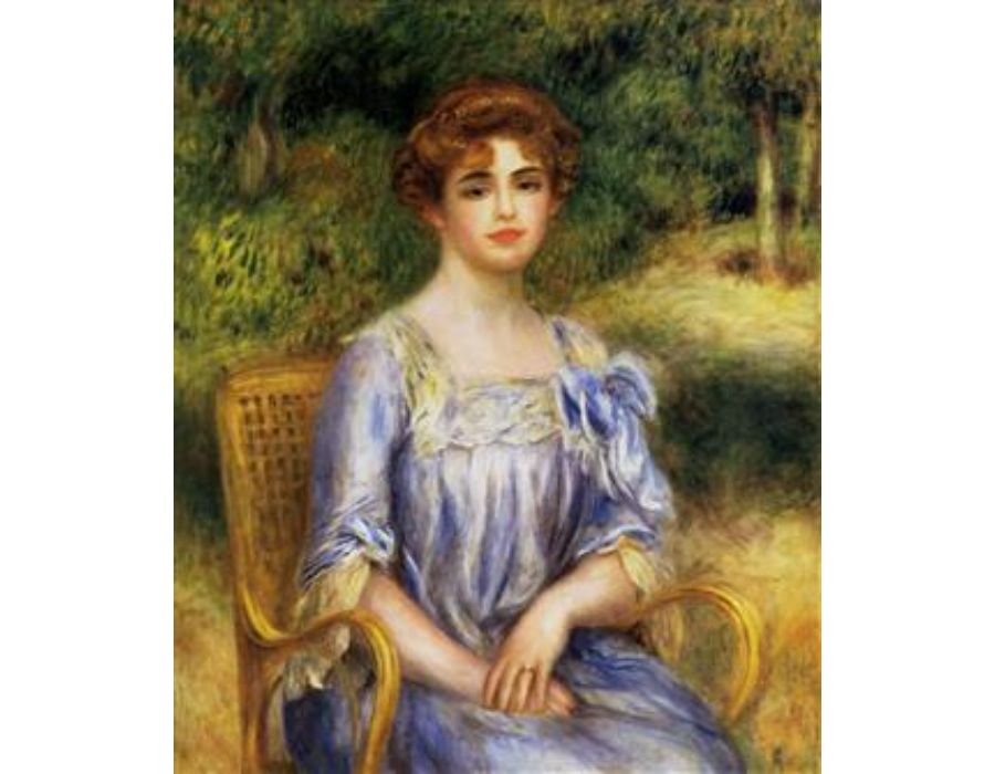 Madame Gaston Bernheim De Villers Nee Suzanne Adler by Pierre Auguste Renoir