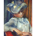 Woman in a hat by Pierre Auguste Renoir