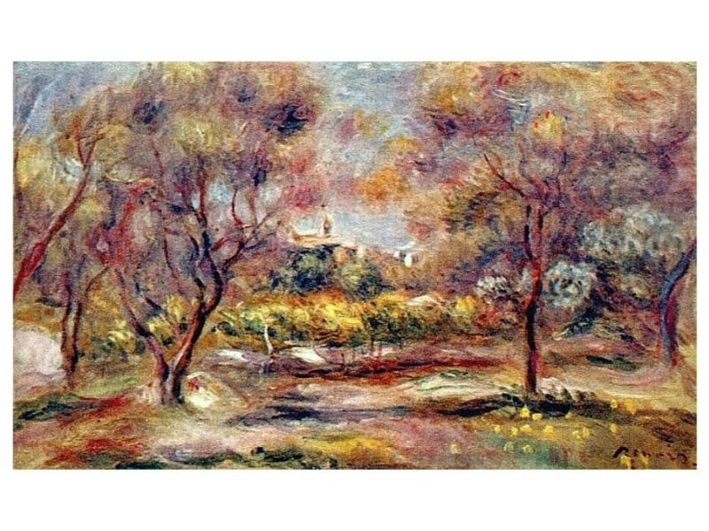 Landscape at Grasse by Pierre Auguste Renoir