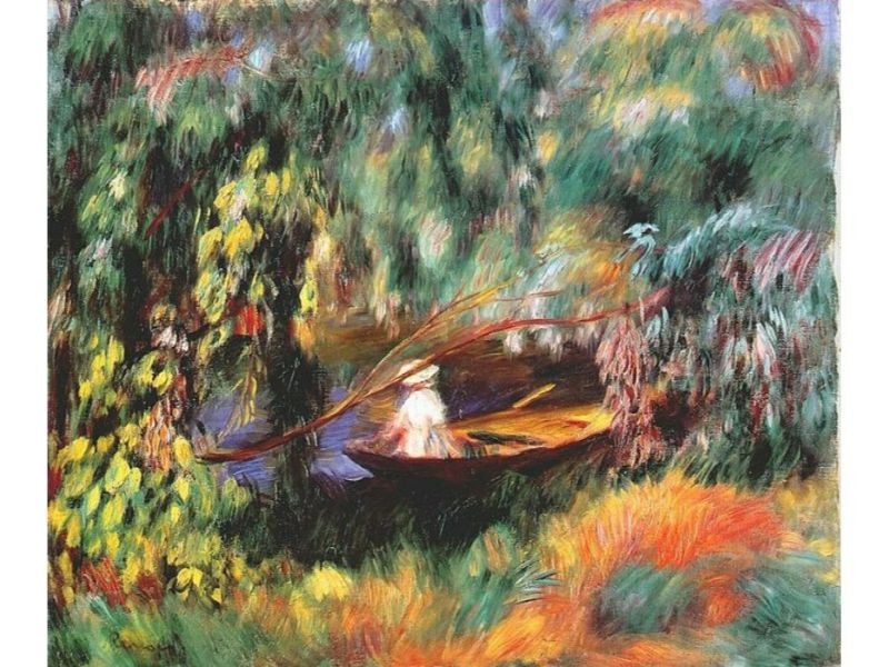 The skiff by Pierre Auguste Renoir