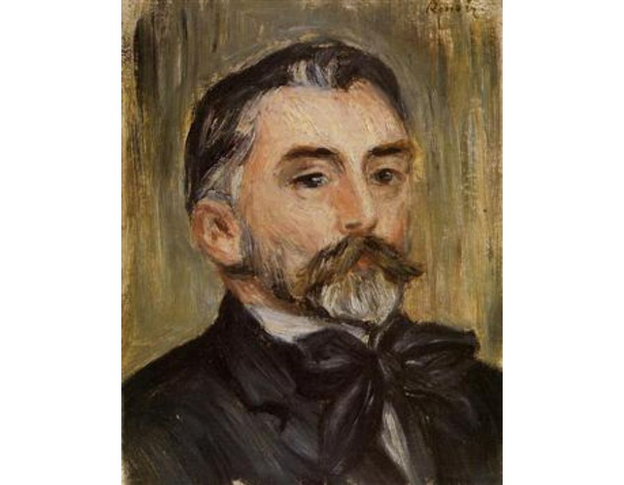Stephane Mallarme 1 by Pierre Auguste Renoir