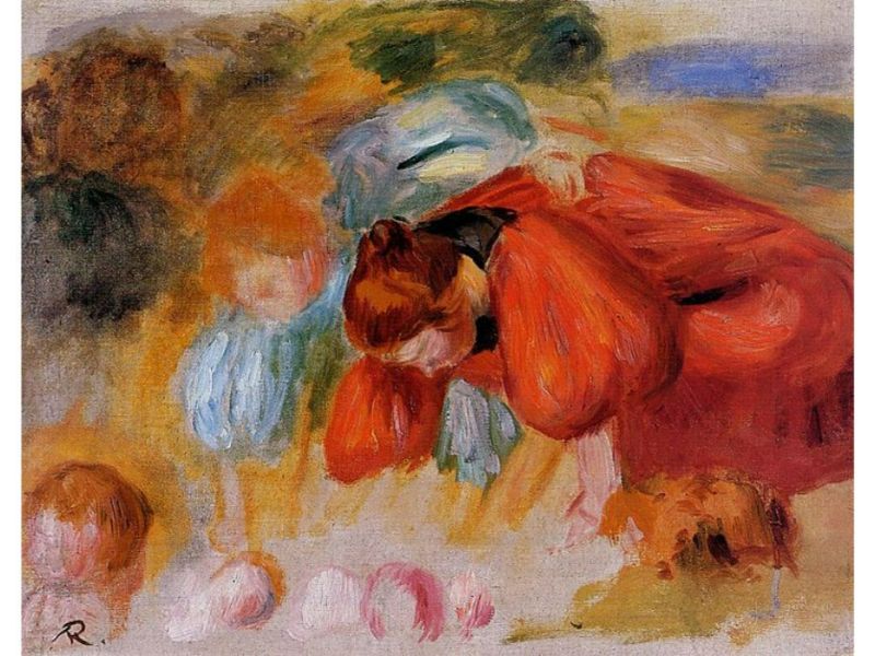 Study for 'The Croquet Game'
