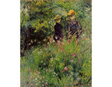 Conversation In A Rose Garden Painting artwork preview