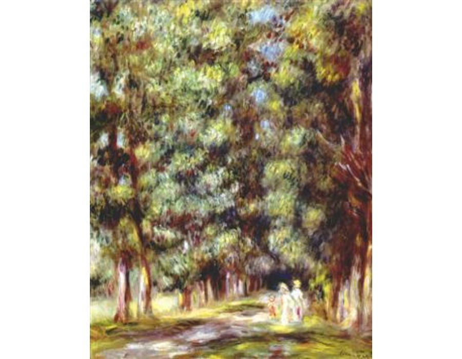 Path through the undergrowth by Pierre Auguste Renoir