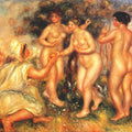 The judgment of Paris by Pierre Auguste Renoir