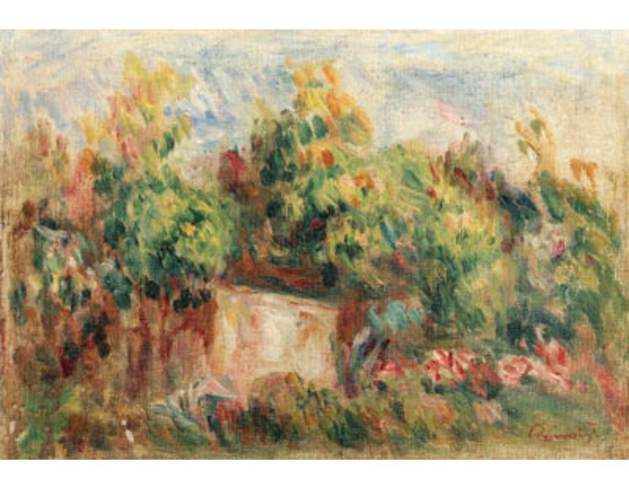Cottage Near Collettes by Pierre Auguste Renoir