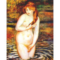 The Bather (After the Bath) by Pierre Auguste Renoir