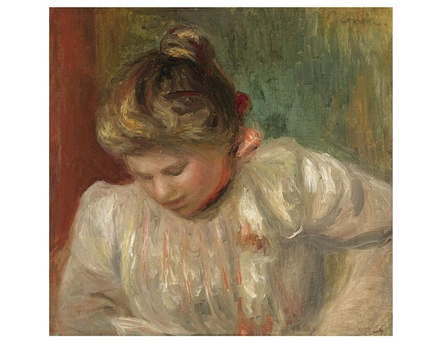 Jeune Fille Au Buste by Pierre Auguste Renoir