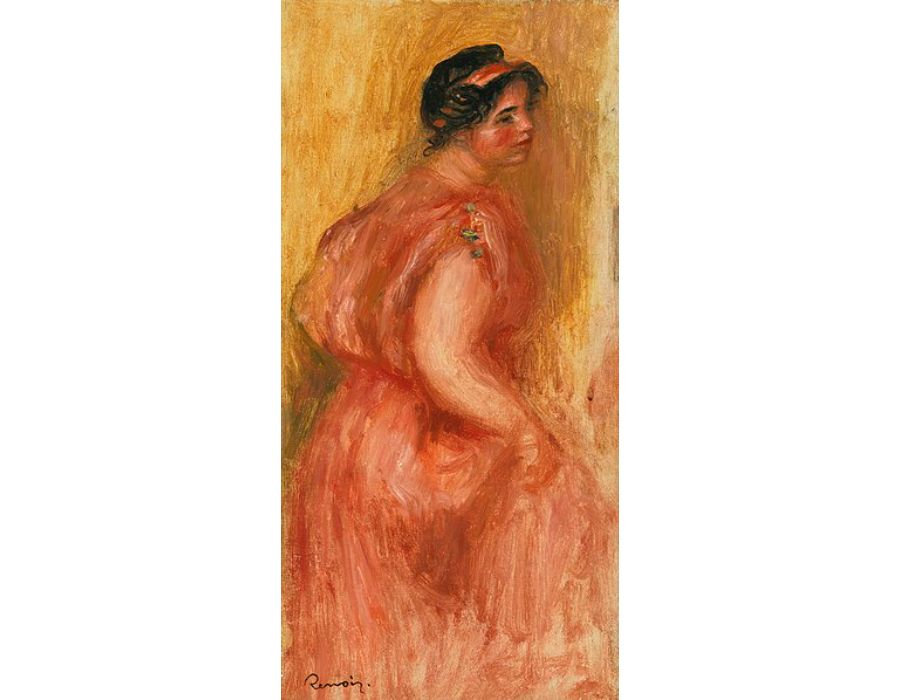 Gabrielle En Tunique Rouge by Pierre Auguste Renoir