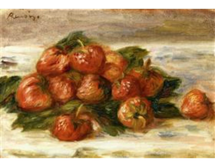 Still Life with Strawberries II by Pierre Auguste Renoir