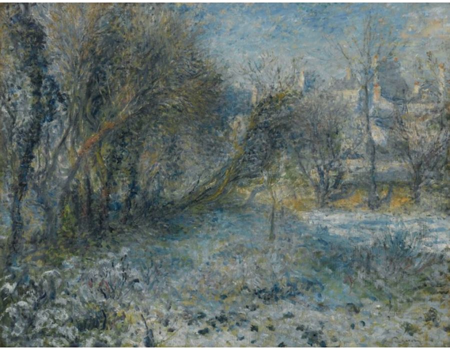 Landscape with Snow by Pierre Auguste Renoir