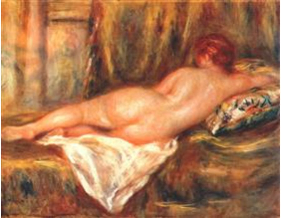 Reclining nude 2 by Pierre Auguste Renoir