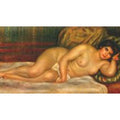 Reclining nude (gabrielle) by Pierre Auguste Renoir