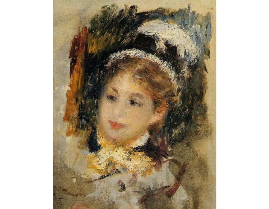 Dame En Toilette De Ville  by Pierre Auguste Renoir