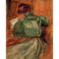 Reader in Green by Pierre Auguste Renoir