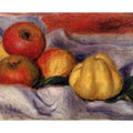 Woman In A Blue Dress Standing In The Garden Of Saint Cloud by Pierre Auguste Renoir