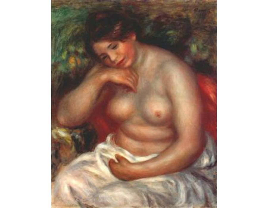 Woman sleeping by Pierre Auguste Renoir