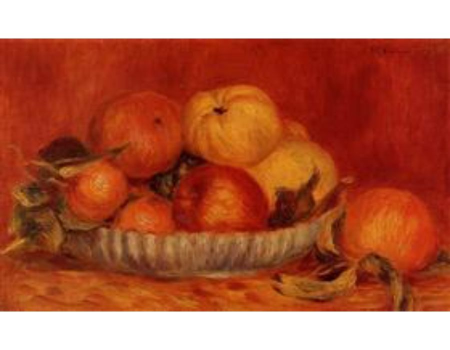 Still Life With Apples And Oranges2 by Pierre Auguste Renoir