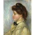 Jeune Femme A La Cravate Noireby Pierre Auguste Renoir