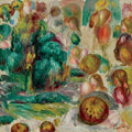 Tetes, Arbres Et Fruits by Pierre Auguste Renoir